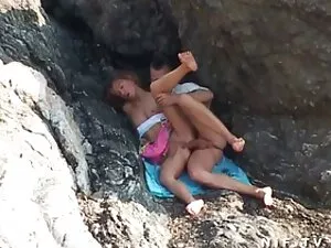 Peeping ragazza su g ...